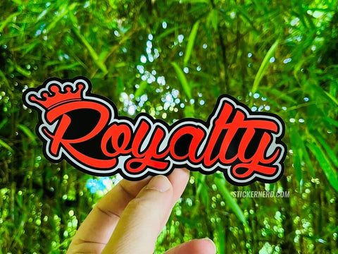 Royalty Printed Sticker - STICKERNERD.COM