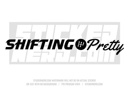 Shifting Pretty Windshield Sticker