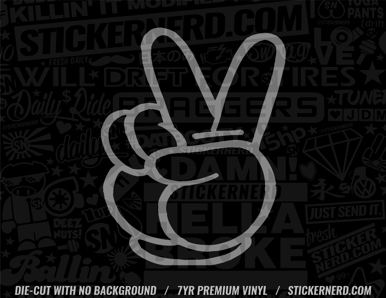 Shocker Hand Sticker - Decal - STICKERNERD.COM