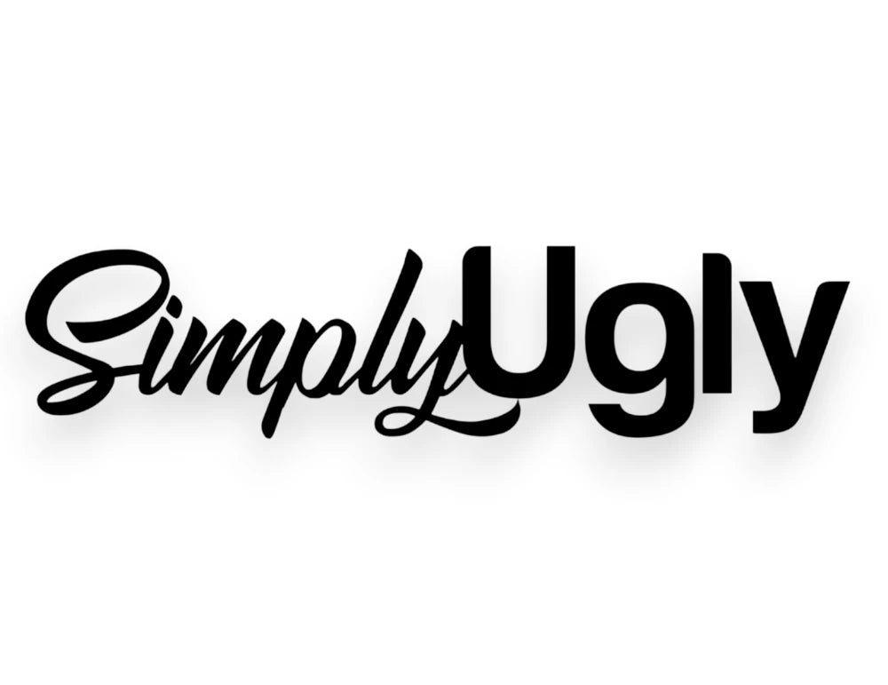 Simply Ugly Sticker - Window Decal - STICKERNERD.COM