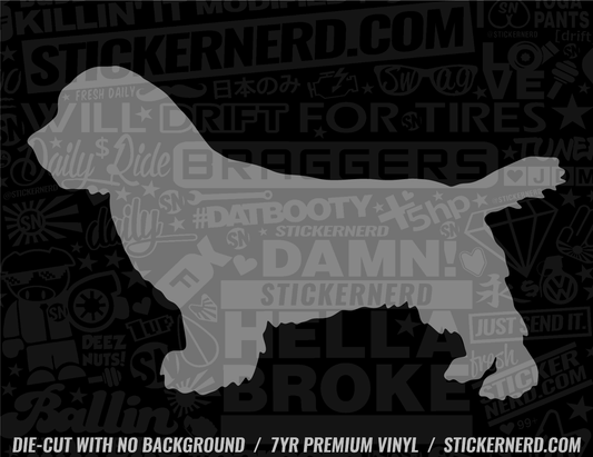 Sussex Spaniel Dog Sticker - Decal - STICKERNERD.COM