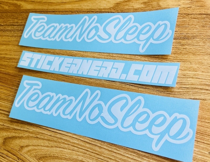 Team No Sleep Decal