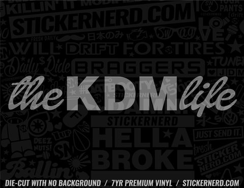 The KDM Life Sticker - Decal - STICKERNERD.COM