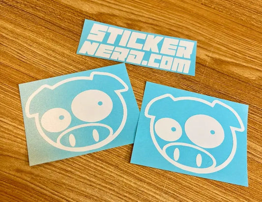 Rally Pig Sticker - Funny Vinyl JDM Decal