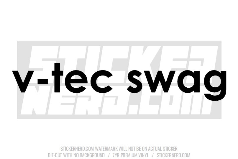 V-tec Swag Windshield Sticker