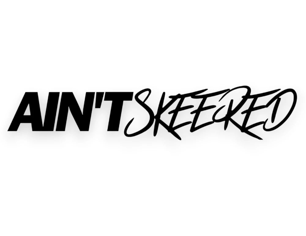 Ain't Skeered Sticker - Decal - STICKERNERD.COM