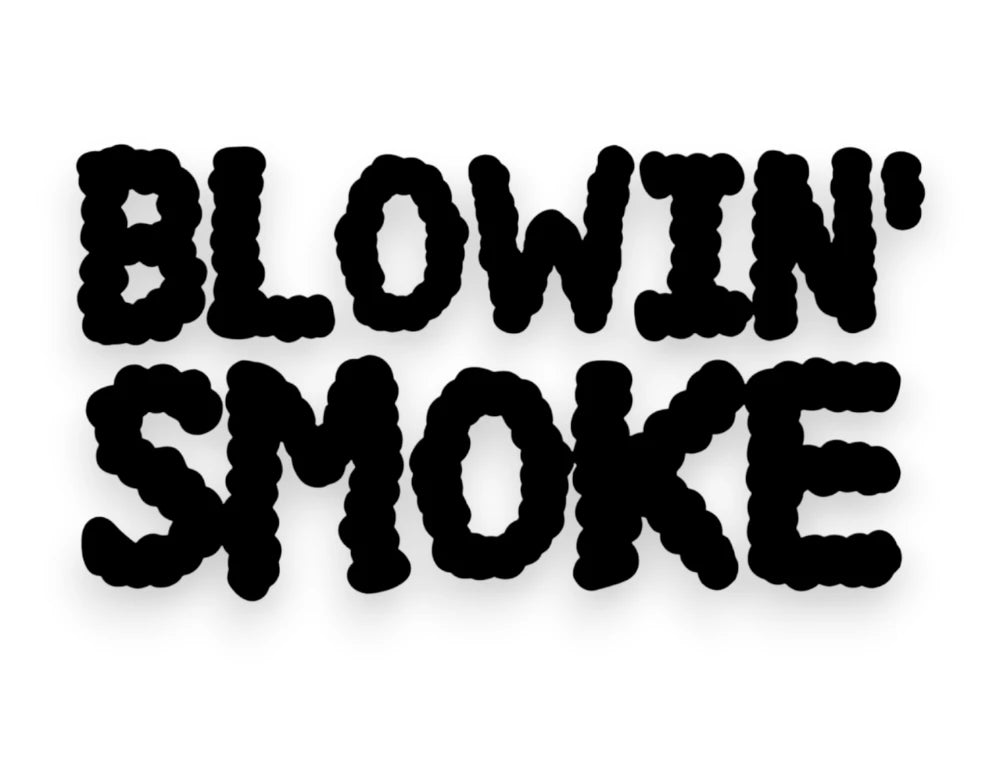 Blowin' Smoke Sticker - Truck Decal - STICKERNERD.COM