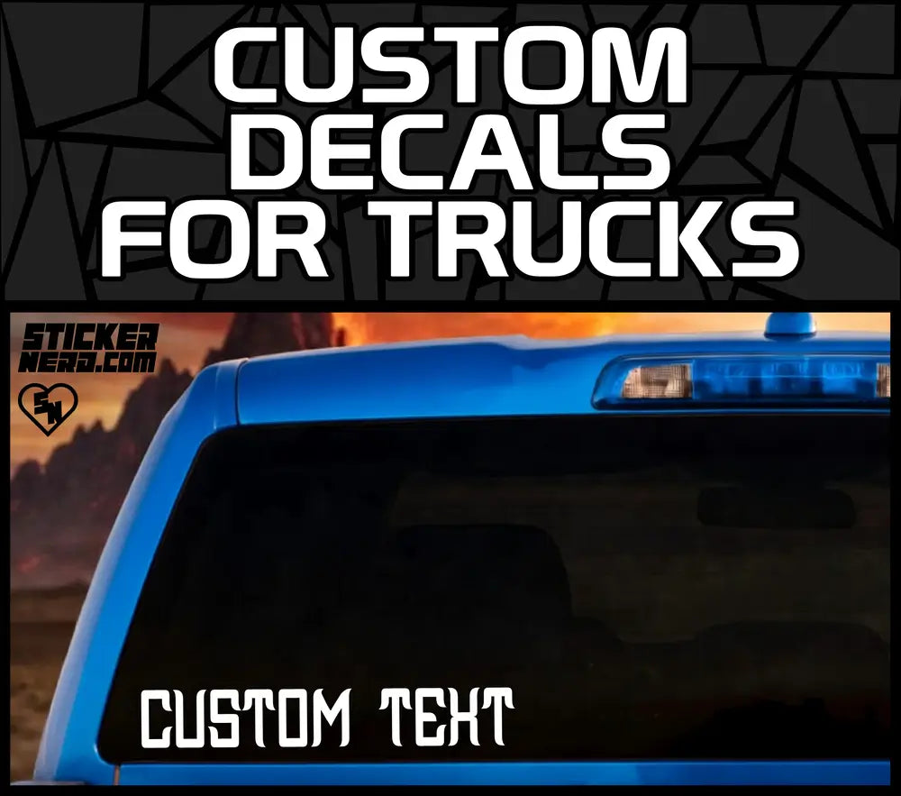 Custom Decals For Trucks - Make Custom Stickers Online