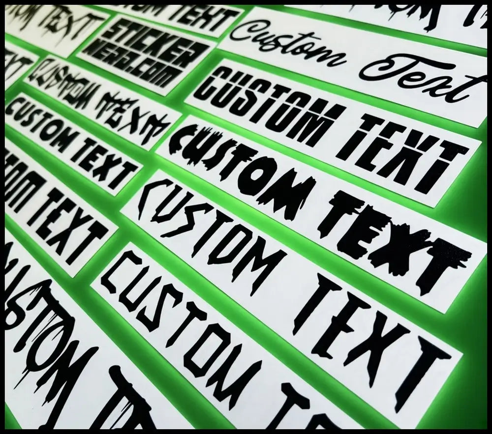 Custom Vinyl For Windows - Vinyl Stickers And Decals