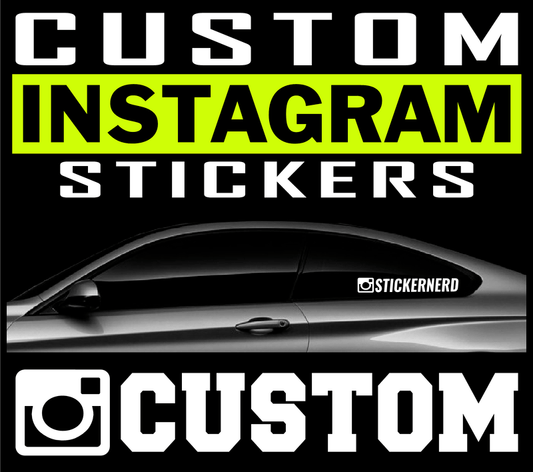 Custom Instagram Decals