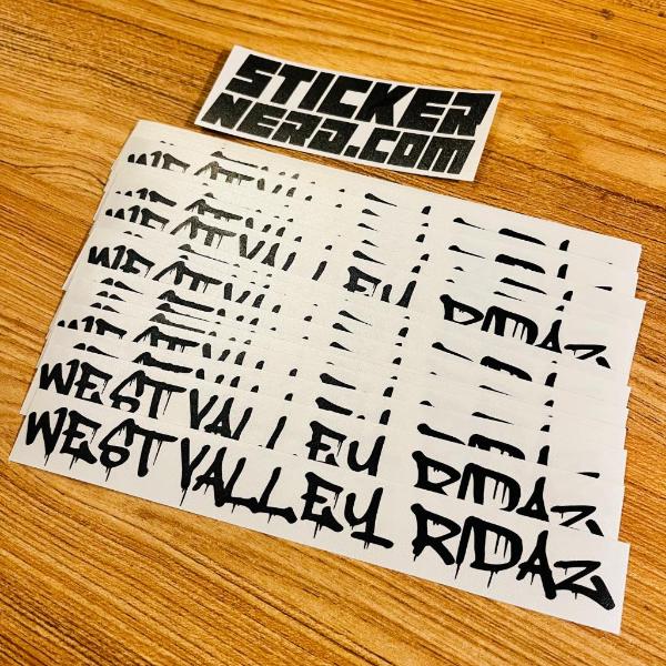 CUSTOM WINDOW STICKERS - YOUR CUSTOM TEXT DECALS - STICKERNERD.COM