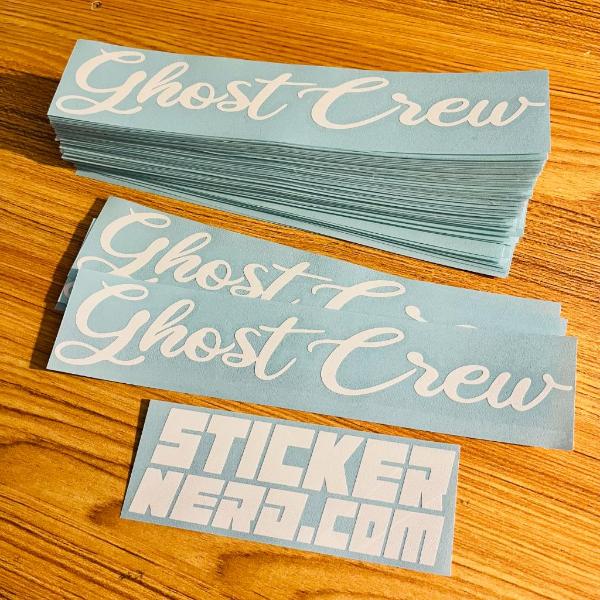 CUSTOM WINDOW STICKERS - YOUR CUSTOM TEXT DECALS - STICKERNERD.COM