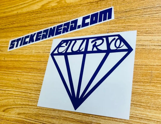 Euro Diamond Sticker - Tuner Decal