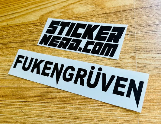 Fukengrüven Decal - Funny Window Sticker
