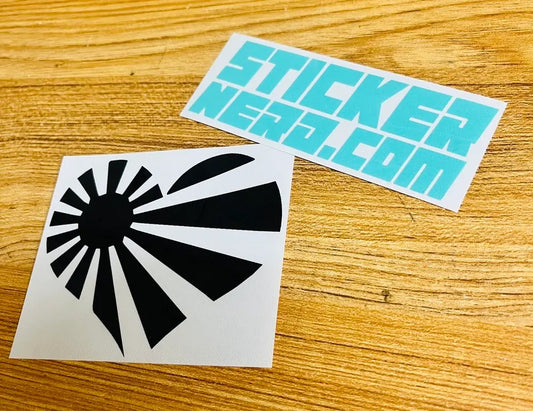 Japan Flag Heart Decal