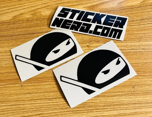 Peeking Ninja Sticker - Window Decal