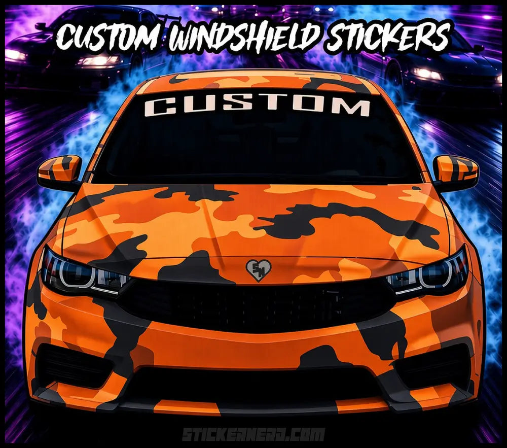 Custom Window Banners - Custom Stickers And Decals For Cars and Trucks