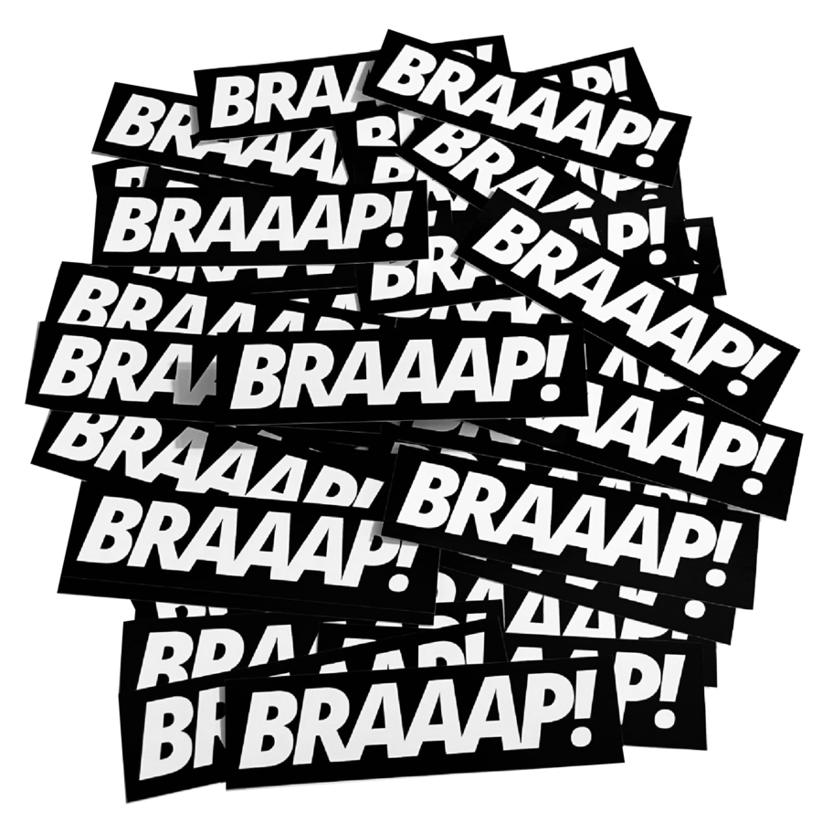 Braaap Sticker - Decal - STICKERNERD.COM