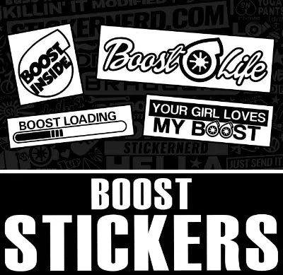 BOOST WINDOW STICKERS - STICKERNERD.COM