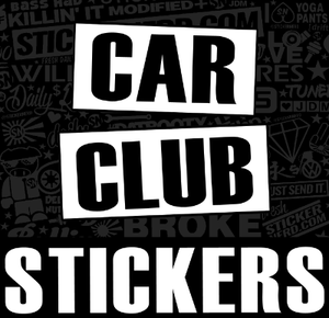 CAR CLUB STICKERS - STICKERNERD.COM