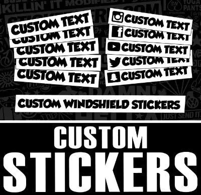 Make Quality Stickers With StickerNerd.com, Vinyl Stickers, Custom Stickers, Custom Decals, Custom Car Lettering, Custom Text Stickers, Personalized Car Decals