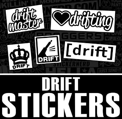 DRIFT STICKERS AND DECALS - STICKERNERD.COM