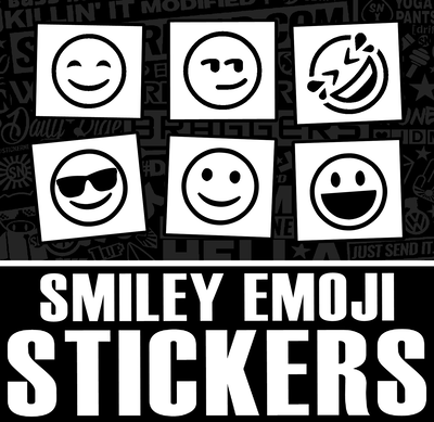 Funny Emoji Stickers For Car And Truck Windows