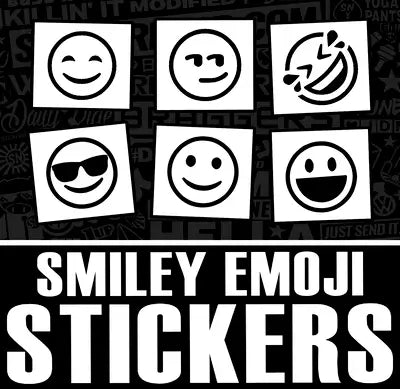 Funny Emoji Stickers For Car And Truck Windows