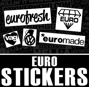 EURO WINDOW STICKERS - STICKERNERD.COM