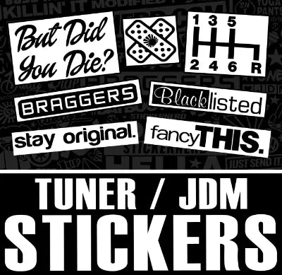 JDM STICKERS - JDM DECALS - TUNER STICKERS - DRIFT STICKER - KDM