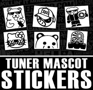 TUNER MASCOT STICKERS - STICKERNERD.COM