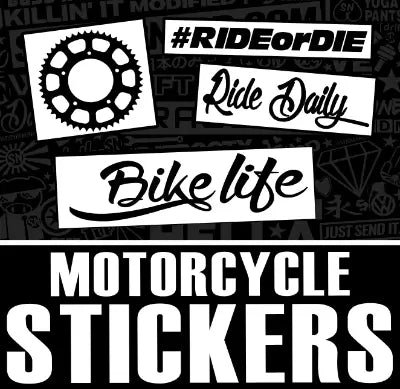 Motorcycle Stickers & Decals - Premium Vinyl Graphics - StickerNerd.com