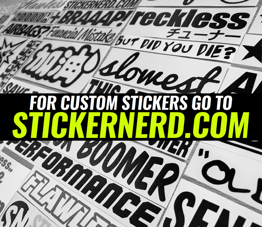 Funny Stickers, Funny Window Decals, Car Window Stickers, Humor Decal ...