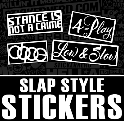 SLAP DECALS - BOX STICKERS - STICKERNERD.COM