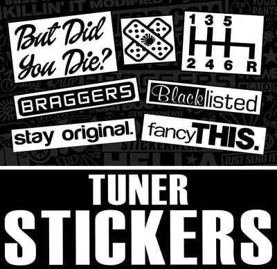 JDM Tuner Stickers & Car Decals - StickerNerd.com