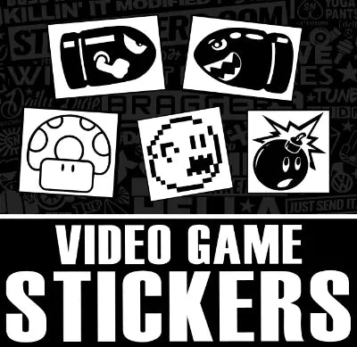 VIDEO GAME STICKERS AND CAR DECALS - STICKERNERD.COM