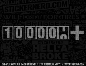 100000 + Sticker - Decal - STICKERNERD.COM