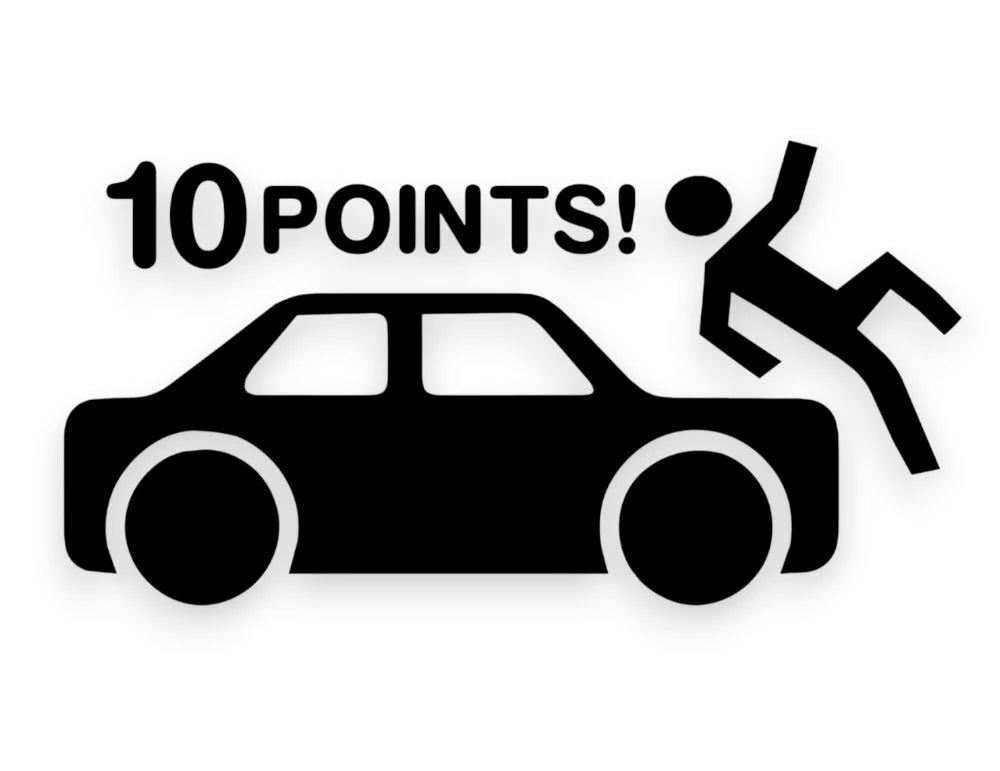 10 Points Sticker - Decal - STICKERNERD.COM