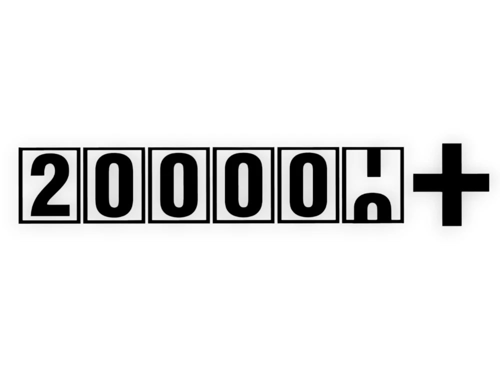 200000 + Sticker - Decal - STICKERNERD.COM