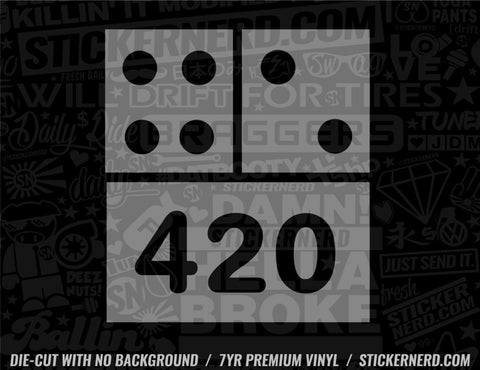420 Sticker - Decal - STICKERNERD.COM