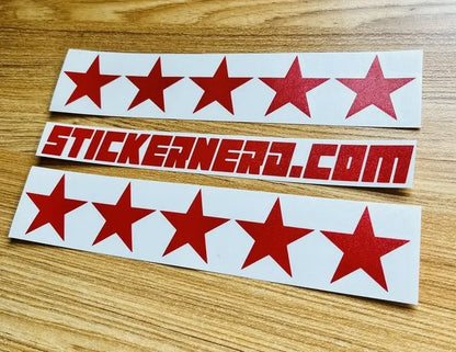 5 Star Wanted Sticker - Funny Decal 