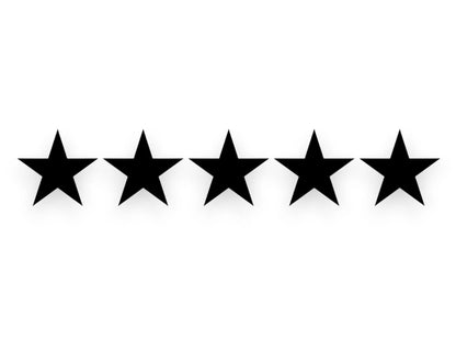 5 Star Wanted Sticker Decal - StickerNerd.com