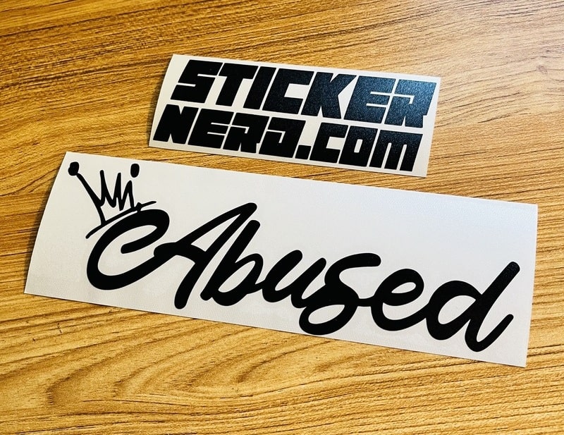 Abused Crown Decal - STICKERNERD.COM