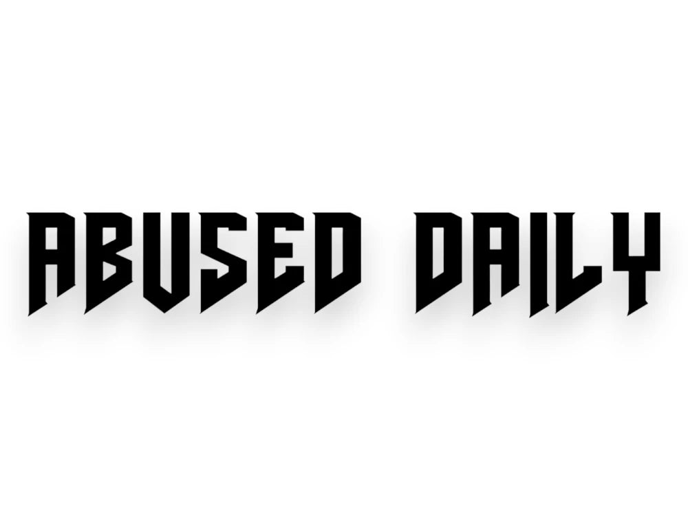 Abused Daily Sticker - Car Decal - STICKERNERD.COM