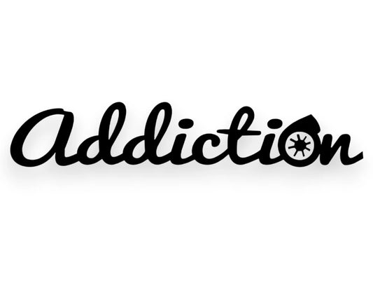 Addiction Turbo Sticker - Decal - STICKERNERD.COM