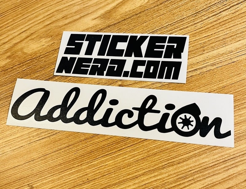 Addicted Decal Addiction Turbo Sticker - Funny Boost Addict Vinyl Decal Stickers ...