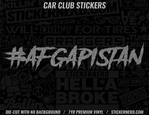 Afgapistan Sticker - Decal - STICKERNERD.COM
