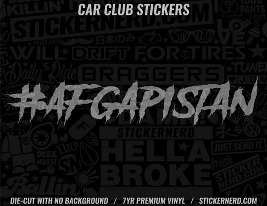 Afgapistan Sticker - Decal - STICKERNERD.COM
