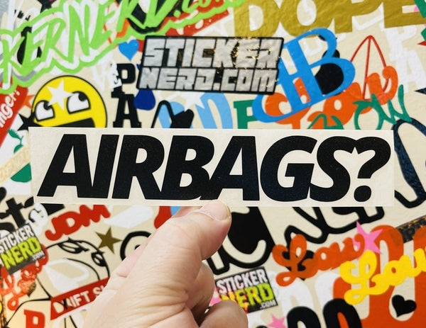 Airbags Decal - STICKERNERD.COM