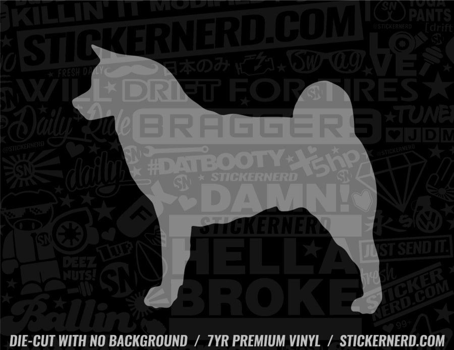 Akita Dog Sticker - Decal - STICKERNERD.COM